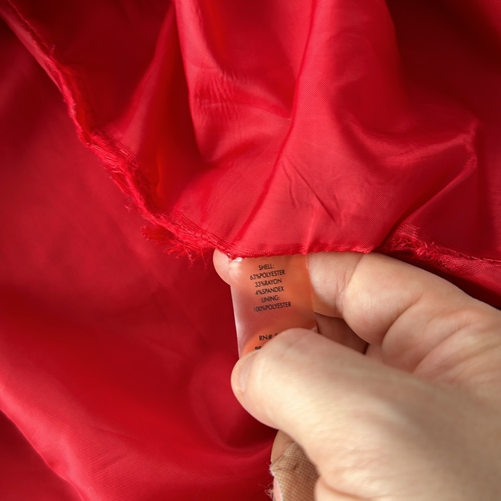Calvin Klein Red Dress - Picture 8 of 9